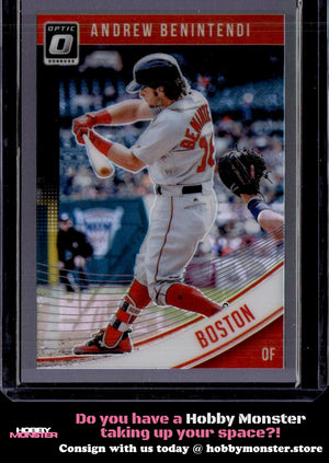 2018 Donruss Optic Andrew Benintendi Back of Jersey #/25 Boston Red Sox
