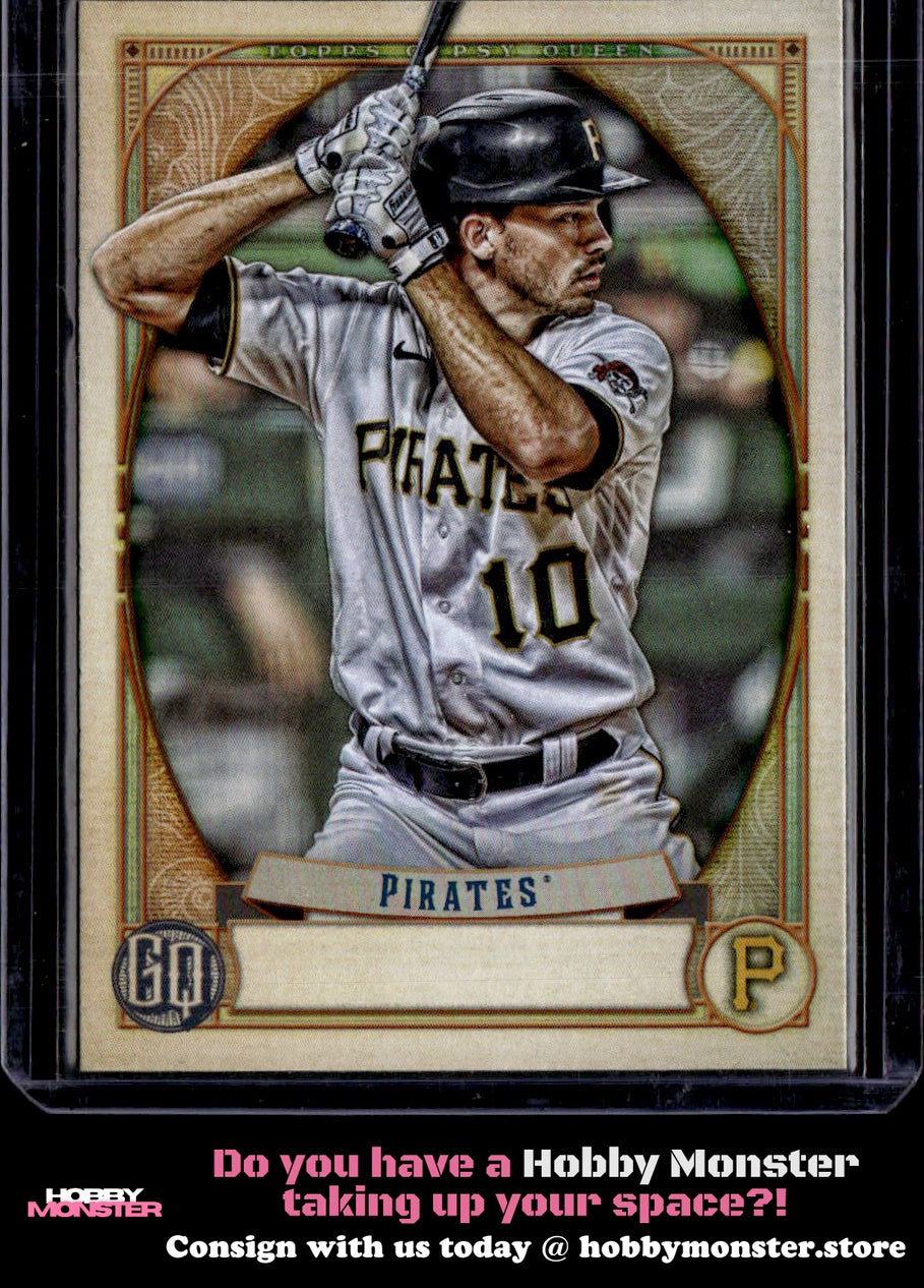 2021 Topps Gypsy Queen Bryan Reynolds Missing Nameplate Pittsburgh Pirates 001