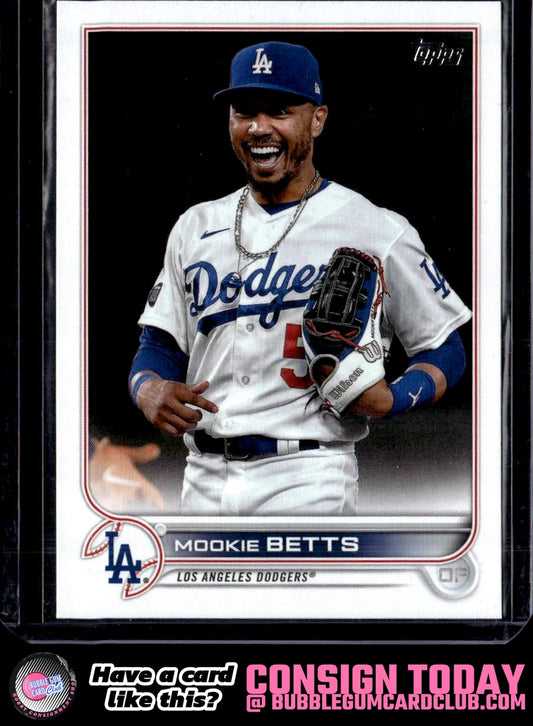 2022 Topps Mookie Betts SSP Los Angeles Dodgers