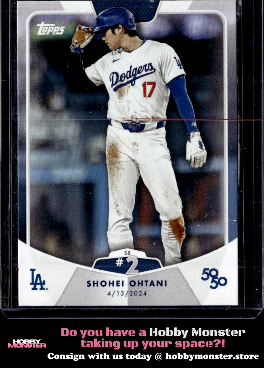 2024 Topps 50/50: Shohei Ohtani SB #2 6 Los Angeles Dodgers 005