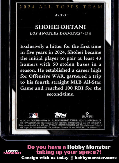2025 Topps Shohei Ohtani 2024 All Topps Team Los Angeles Dodgers 005-tmuqm