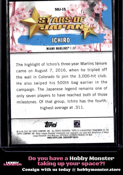 2025 Topps Ichiro Stars of Japan Miami Marlins 005-tmure