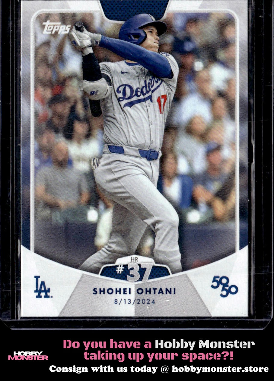 2024 Topps 50/50: Shohei Ohtani HR #37 70 Los Angeles Dodgers 005