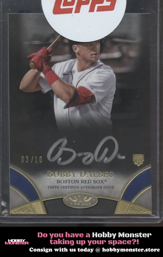 2021 Topps Tier One - Break Out Silver Ink Bobby Dalbec Auto /10 Boston Red Sox|102