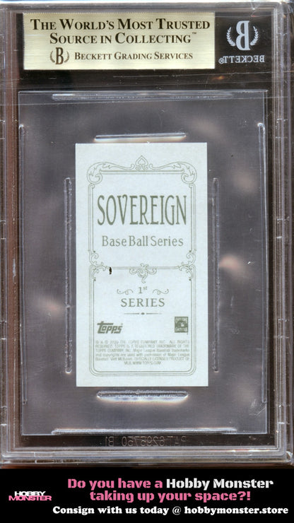 2020 Topps 206 Johnny Bench Wave 1 Sovereign Back Reds BGS 9.5|87