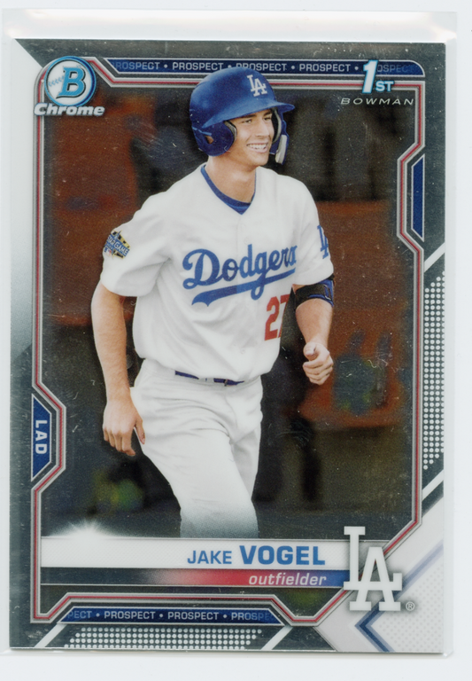 Jake Vogel 2021 Bowman #BCP-59 1st Chrome Prospect Los Angeles Dodgers|84