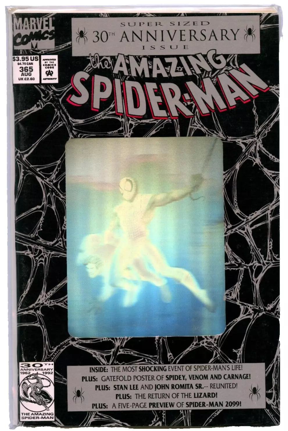 Amazing SpiderMan #365 1992 Hologram Cover