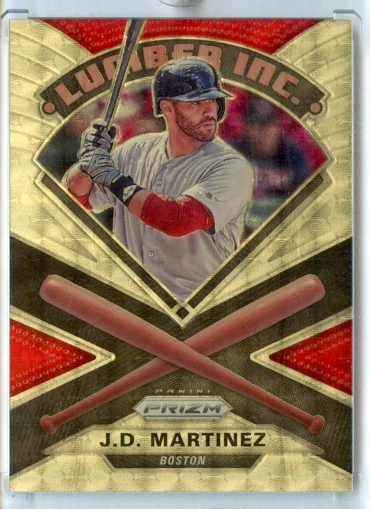2020 Panini Prizm Lumber Inc. J.D. Martinez 1/1 #LI-5 Superfractor