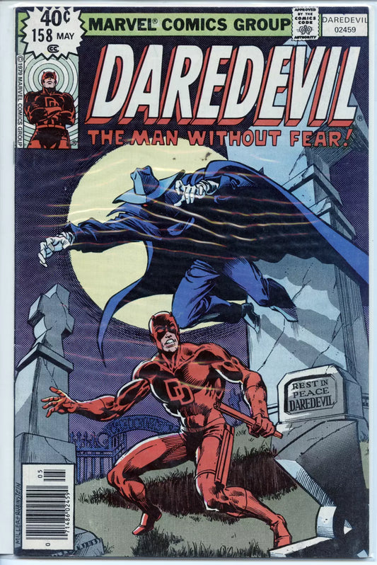 Daredevil #158 1979 Deathstalker 1st issue of Frank Miller Marvel Comic