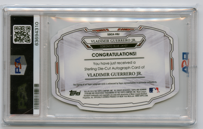 2019 Bowman Sterling Vladimir Guerrero Jr. SuperFractor Die Cut 1/1 Auto Rookie