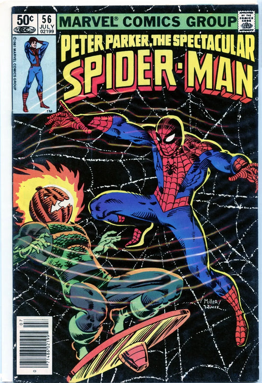 The Spectacular SpiderMan #56 July Marvel 1981 Comic