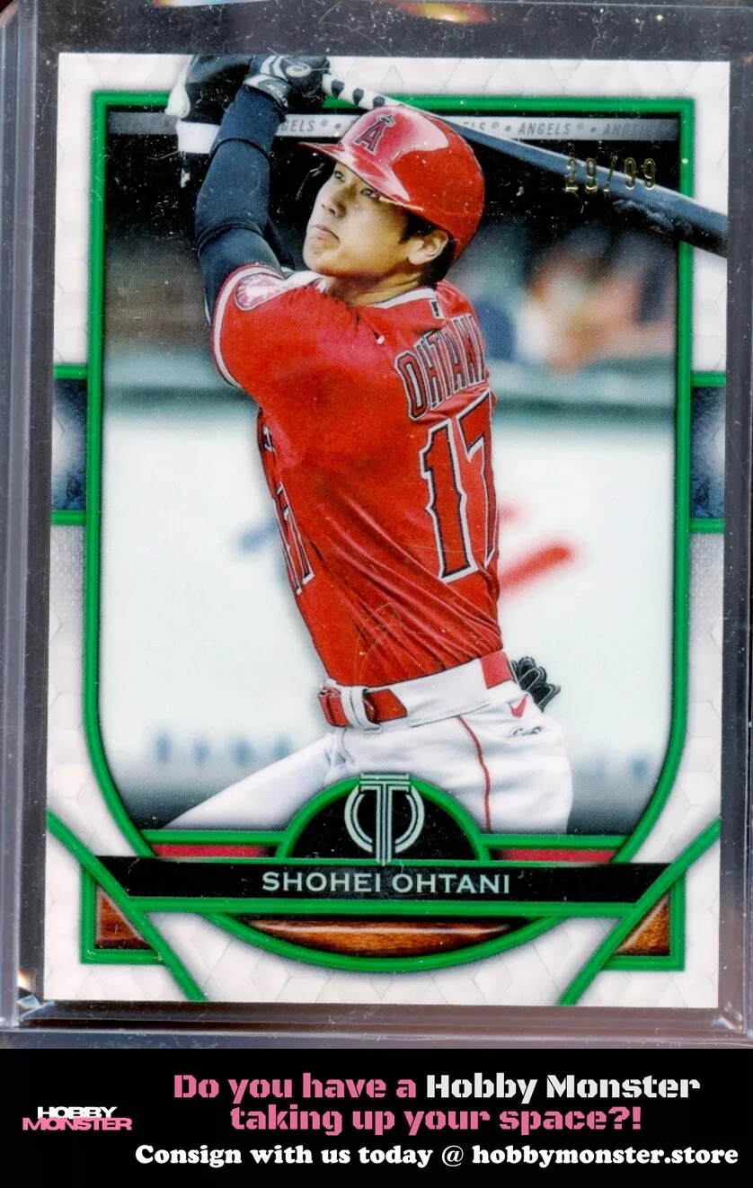2021 Topps Tribute Shohei Ohtani Green #/99 Los Angeles Angels|120