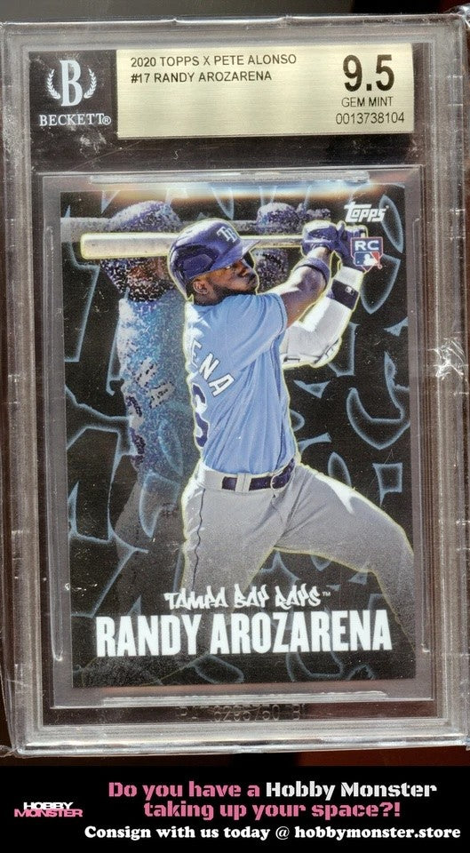 2020 Topps X Pete Alonso Randy Arozarena BGS 9.5|88