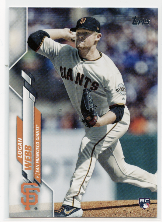 2020 Topps Logan Webb #514 Rookie RC San Francisco Giants|82