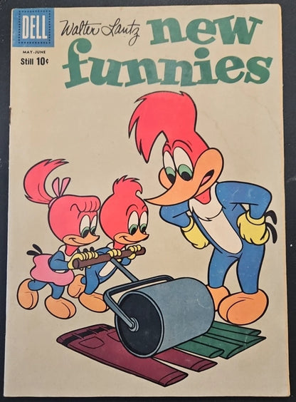 NEW FUNNIES # 277 (DELL) WALTER LANTZ - WOODY WOODPECKER - ANDY PANDA - OSWALD