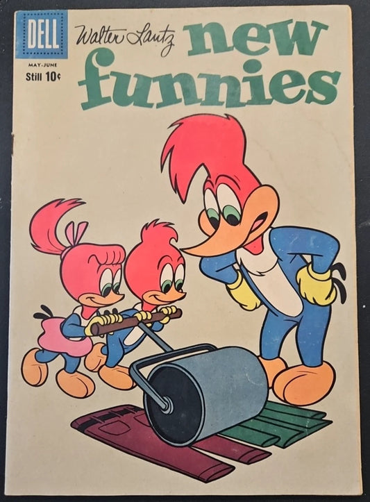 NEW FUNNIES # 277 (DELL) WALTER LANTZ - WOODY WOODPECKER - ANDY PANDA - OSWALD