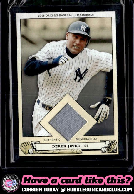 2005 UD Origins: Materials Jersey Derek Jeter New York Yankees