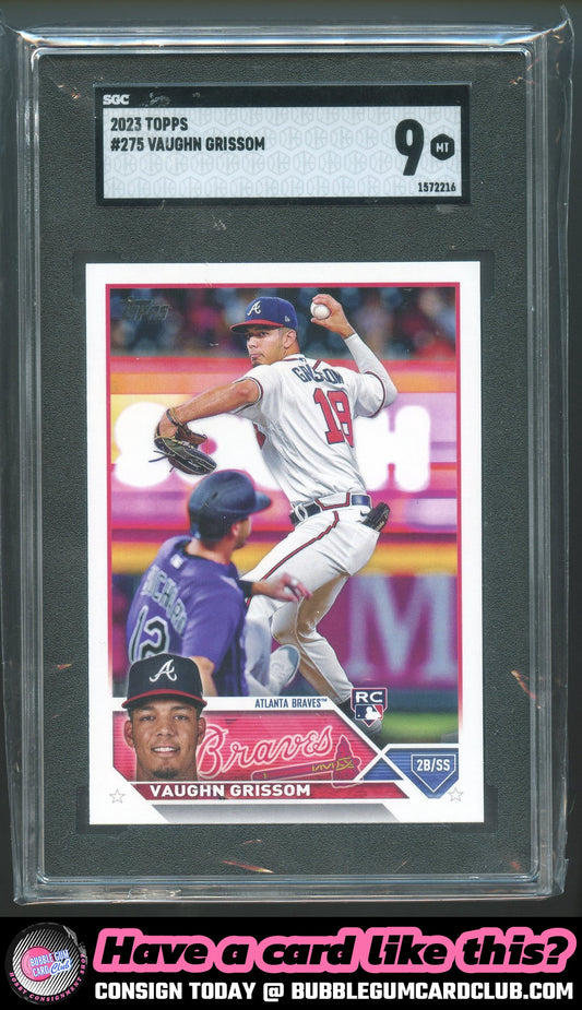 2023 Topps Vaughn Grissom Rookie Atlanta Braves