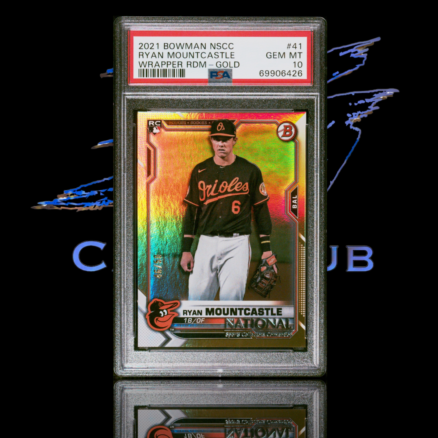 2021 Bowman NSCC Ryan Mountcastle Wrapper RDM - Gold /50