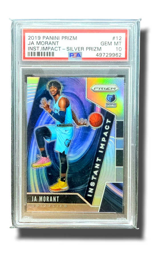 2019 Panini Prizm Ja Morant Inst. Impact Silver