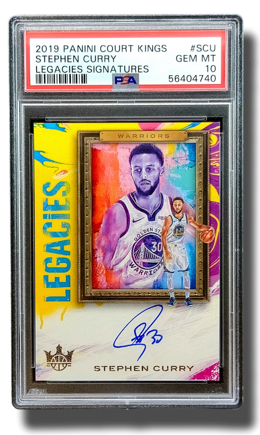 2019 Panini Court Kings Stephen Curry Legacies Signatures /35 Auto